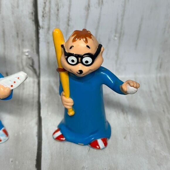 Alvin and The Chipmonks PVC Figurine set of 4 Simon Theodore 1983 Bagdasarian - Picture 4 of 8
